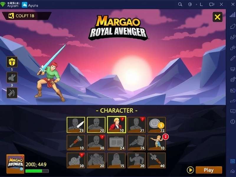 Margao Royal Avenger Character Customization